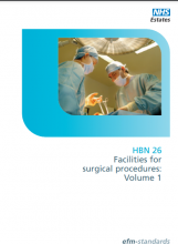 HBN 26 Facilities for surgical procedures: Volume 1